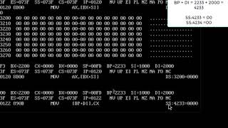 1 MSDOS Debugging and its commands Assembly Language [upl. by Diva]