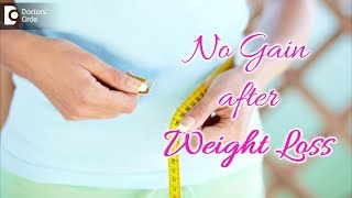 How to stop weight gain after weight loss  Dr Karagada Sandeep [upl. by Awram367]