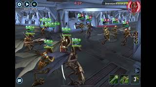 SWGOH TW Geonosians Mirror Match but I have Poggle Omicron [upl. by Alban]