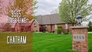 CHATHAMKENT  9565 River Line Chatham propertyphotovideo [upl. by Eciram]