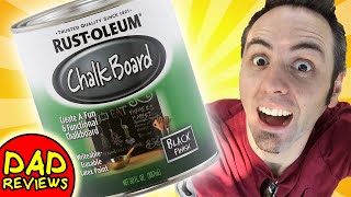 BEST CHALK PAINT  Rustoleum Chalkboard Paint Review [upl. by Natascha]