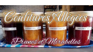 Confitures Allégées Prunes et Mirabelles [upl. by Enalda513]