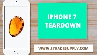 iPhone 7 Teardown for screen battery and charging port repair [upl. by Aicargatla]