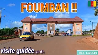 Ouest  Cameroun Bienvenue à FOUMBAN   Trajet Cameroun [upl. by Alorac644]