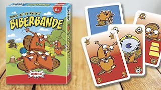 BIBERBANDE  Spielregeln TV Spielanleitung Deutsch  AMIGO [upl. by Llorre]