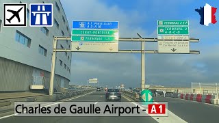 France F Ch de Gaulle Airport Terminal 2EF  A1 Paris [upl. by Amo]