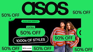 asos promo code november 2022 I ASOS DISCOUNT CODE I asos promo code black friday [upl. by Nattie955]