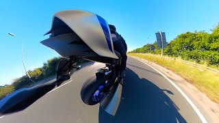 Yamaha R6 Akrapovic Slipon Exhaust Pure Sound  4K POV [upl. by Candie265]