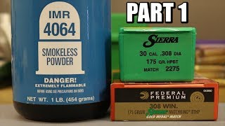 308 Win  175gr Sierra Match King with IMR 4064 part 1 [upl. by Ellehsad]