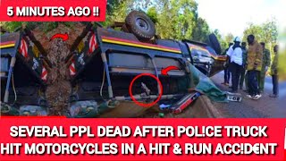 BREAKING NEWS‼️ SEVERAL D€D ‼️🅿️⭕LICE TRUCK HIT MOTORCYCLES IN A HT amp RUN ACCD€NT [upl. by Lerat]