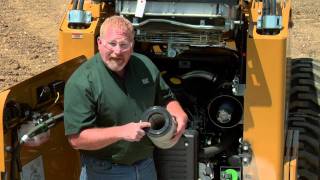 Cat® Skid Steer Loader  Air Filter amp Dust Ejector Maintenance [upl. by Skier]