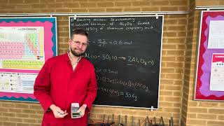 OCR A level chemistry  C3 reacting masses  stoichiometry [upl. by Willyt]