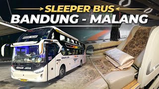 NAIK BUS INI DAPET NASEHAT KEHIDUPAN 😍 Bus Sinar Jaya Sleeper Bandung Madiun [upl. by Danais]