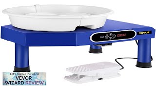 VEVOR Pottery Wheel Pottery Forming Machine 98quot LCD Touch Screen 350W Ceramic Review [upl. by Ahsiekin]