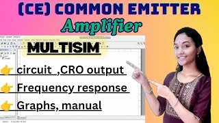 common emitter ce amplifier using multisim [upl. by Jenn]