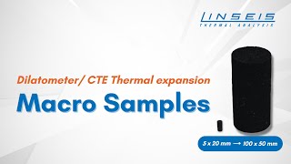 MacroDilatometer  thermal expansion of large samples [upl. by Lever]