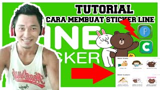 TUTORIAL CARA MEMBUAT STICKER LINE  LINE CREATOR [upl. by Lotty]