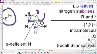 Online Class Recording Rearrangement Reactions CC8 Sem4 CBCS Online Class6 [upl. by Carce685]