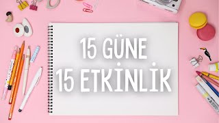 Sömestirde Yapacağınız 15 Etkinlik Fikri  15 Farklı Kendin Yap Etkinliği [upl. by Schmeltzer]