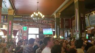 England goal reaction vs Croatia Three Lions Pub in Denver [upl. by Eizzik]