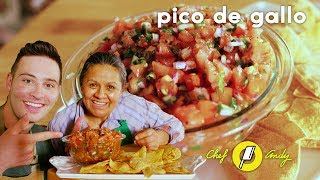 Pico de Gallo Recipe  Chef Andy [upl. by Namlaz]