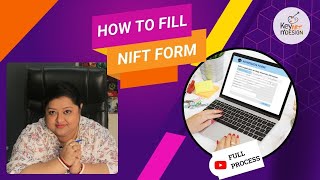 NIFT FORM FILING  Form Fill  step by step  Full Process [upl. by Ardnoed227]