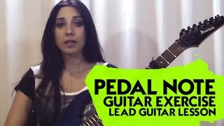 Pedal Note Guitar Exercise  Lead Guitar Lesson [upl. by Behah]