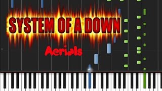 System Of A Down  Aerials Piano Cover Tutorial ♫ [upl. by Yannodrahc]