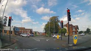 Practical driving test route in Hinckley 1148 041024 [upl. by Airdnua]