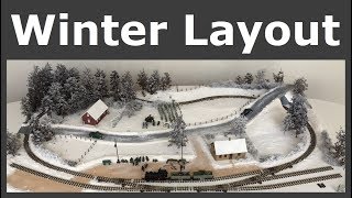 Making a Winter Layout in H0e Scale [upl. by Zoellick]