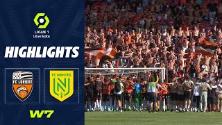 FC LORIENT  FC NANTES 3  2  Highlights  FCL  FCN  20222023 [upl. by Enyedy]