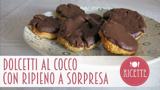 Biscotti al Cocco con Ripieno a Sorpresa [upl. by Tor936]