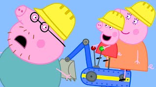 Peppa Pig Goes to Digger World Parents Day  Peppa Pig Official Family Kids Cartoon [upl. by Winnick]