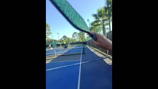 Pickleball Panther GREAT DEFENSE SINGLES PICKLEBALL pickleballpaddle pickleball meta badminton [upl. by Bertie470]