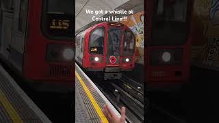 Central Line Marble Arch to Hainault via Newbury Park WHISTLE tfl london trainspotting [upl. by Schreibe524]