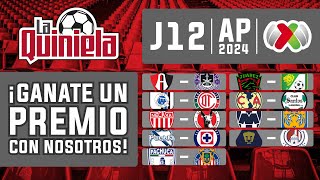 La Quiniela de la Liga MX  Jornada 12 del APERTURA 2024 [upl. by Morel]