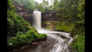 Minnehaha Falls on Minneapolis Minnehaha Creek [upl. by Rey]