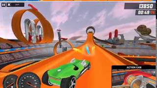 HOT WHEELS TRACK BUILDER GAME HW Ballistik  HW Twin Mill III Sets Gameplay Video [upl. by Mame]