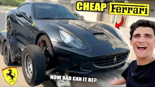 Buying The CHEAPEST Ferrari California To Replace Our Burnt FF [upl. by Krischer161]