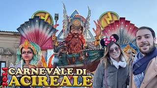 Sono andato al CARNEVALE PIU BELLO DI SICILIA  Acireale 2024  vlog [upl. by Leehar]