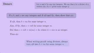 Abstract Algebra 1 Divisors [upl. by Kir]