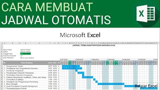 Membuat Jadwal Otomatis Menggunakan Excel [upl. by Roeser]