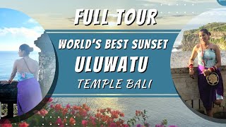 Worlds Best Sunset Point at Uluwatu Temple Bali  Uluwatu Temple Full Tour [upl. by Greggory]