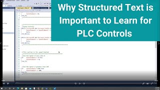 Why Structured Text Is Important To Learn In PLC Programming  Studio 5000 and Python [upl. by Nickolas]