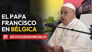 EN VIVO  El Papa Francisco en Bélgica  Encuentro con Profesores Universitarios 27 septiembre 2023 [upl. by Donetta]