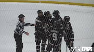 Will Wright scores the overtime winner for Huron Perth in Game 2 [upl. by Elocon797]