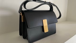 Ateliers Auguste quotGabrielquot Gold Edition in Black Review  Quiet Luxury Handbag [upl. by Ardnajela]