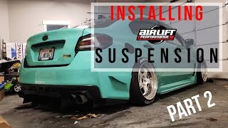 How to Install Airlift Performance 3P Suspension PART 4 [upl. by Yanarp57]