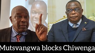 ED Mnangagwa 2030 Chris Mutsvangwa blocks Chiwenga [upl. by Stiles105]