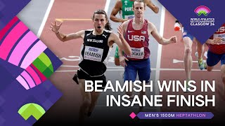 Beamish kicks to 1500m gold 🔥  World Athletics Indoor Championships Glasgow 24 [upl. by Bandler945]